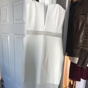 Hot Miami Styles Strapless Mesh Dress